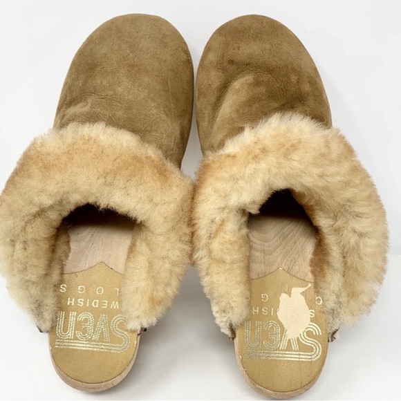 Vintage Sven Shearling Clogs - Picture 6 of 6